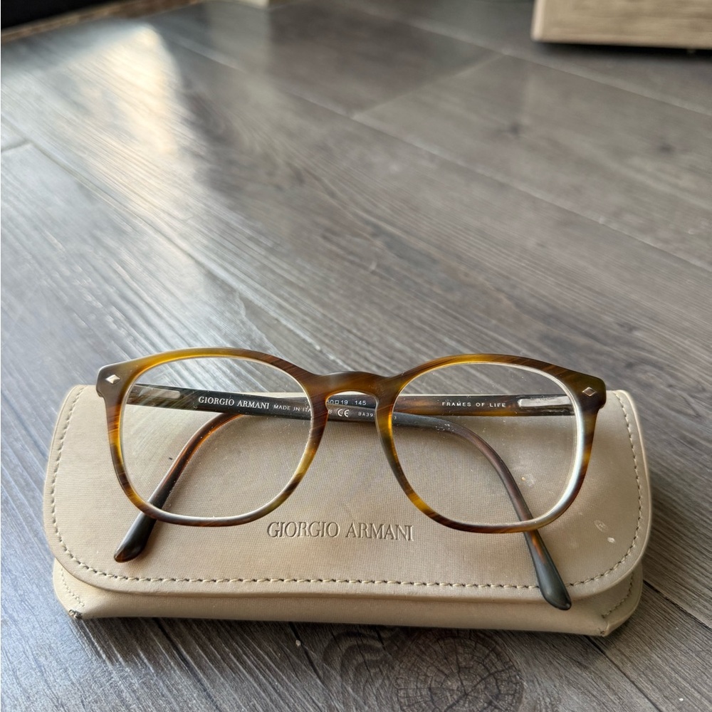 Giorgio Armani Tortoiseshell Glasses with Case